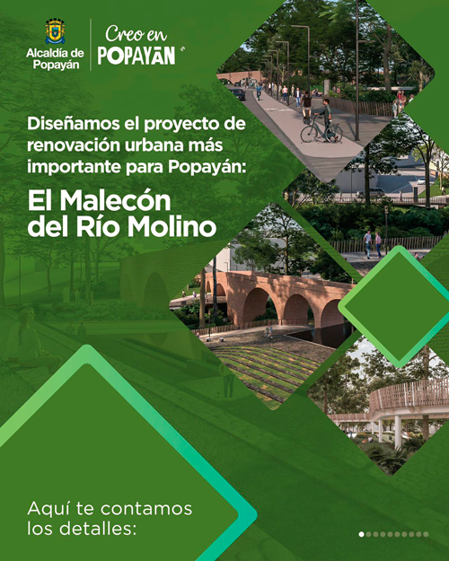 "El Malecón del Río Molino es más que un proyecto" "El Malecón del Río Molino es más que un proyecto"