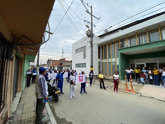 Exigen respeto por la vida de los trabajadores de la salud desde Guachené Exigen respeto por la vida de los trabajadores de la salud desde Guachené