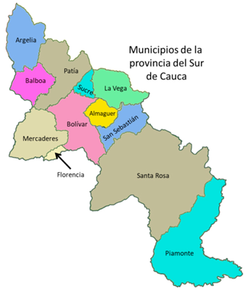 Municipios que luchan por la surcaucanidad Municipios que luchan por la surcaucanidad