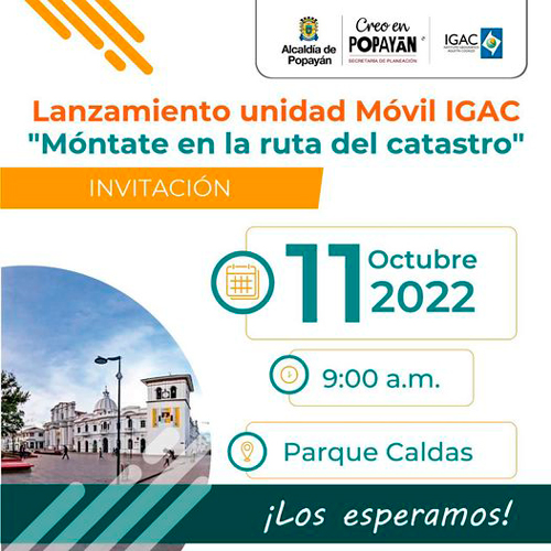 IGAC anuncia lanzamiento de Unidad Móvil para asesoría sobre el avalúo catastral