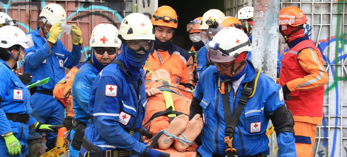 Simulacro de Respuesta a Emergencias en Cali Simulacro de Respuesta a Emergencias en Cali