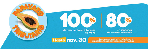 Ampliaron el Papayazo Tributario 2022