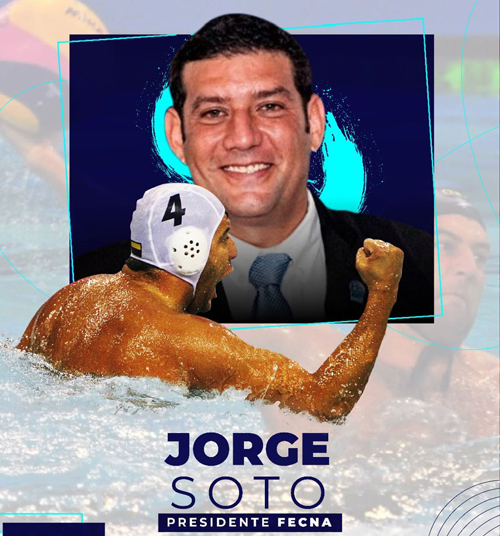 Jorge Soto – presidente de la Federación Colombiana de Natación  
