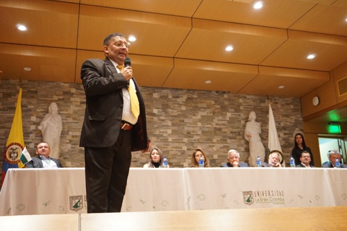 José Gámez López, presidente de la Organización Gacetas de Colombia y de la Red de Prensa Colombiana