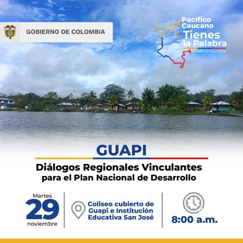 El Pacífico caucano tiene la palabra en los Diálogos Regionales Vinculantes El Pacífico caucano tiene la palabra en los Diálogos Regionales Vinculantes