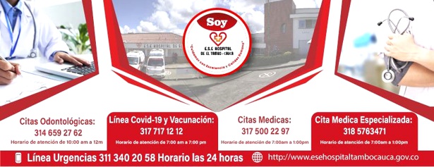 ESE Hospital El Tambo ¡Cuidamos con Excelencia y Calidez Humana! ESE Hospital El Tambo ¡Cuidamos con Excelencia y Calidez Humana!