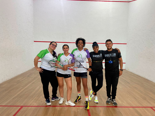 Increíbles partidos y rallys en la válida regional de squash