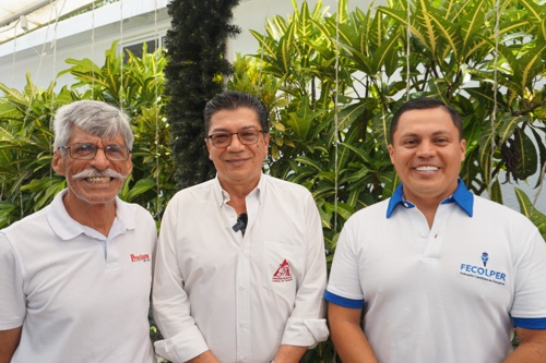 Alfonso J Luna Geller, director Proclama del Cauca y Valle; Gerardo Montenegro Paz, director ejecutivo Comité Departamental de Cafeteros; David Luna, gerente Proclama del Cauca y Valle.