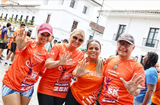 Popayán se vistió de naranja por una sociedad sin violencias de género Popayán se vistió de naranja por una sociedad sin violencias de género