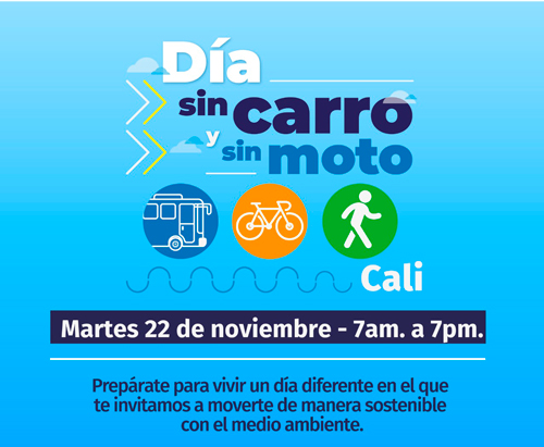 Segunda jornada del año de Día sin carro y moto en Cali
