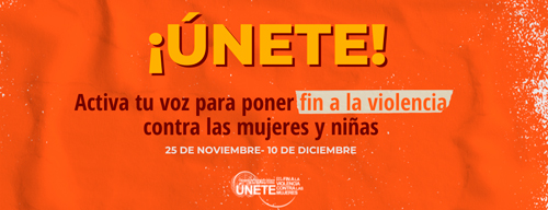 Únete al activismo NO a la violencia contra las mujeres Únete al activismo NO a la violencia contra las mujeres