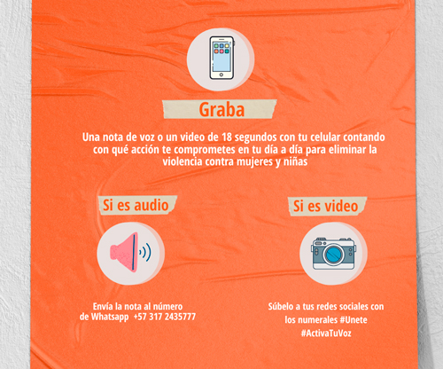 Únete al activismo NO a la violencia contra las mujeres Únete al activismo NO a la violencia contra las mujeres