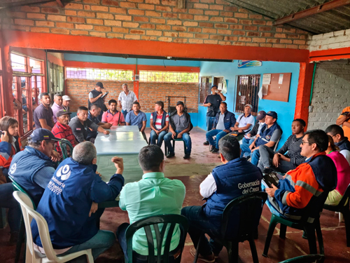 Atención frente a inquietudes con comunidades de El Cairo Atención frente a inquietudes con comunidades de El Cairo
