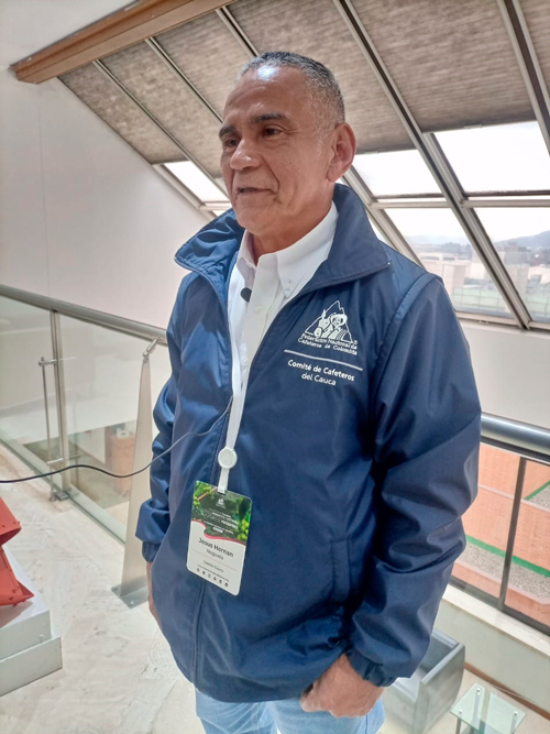 Jesús Hernán Noguera, presidente del Comité Departamental del Cauca y Vicepresidente del XC Congreso Nacional Cafeteros