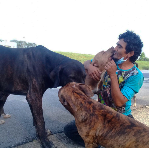 El refugio de perros que recorre Colombia en una moto