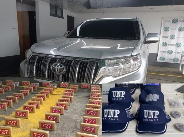 En Caloto inmovilizaron camioneta de la UNP cargada con cocaína En Caloto inmovilizaron camioneta de la UNP cargada con cocaína