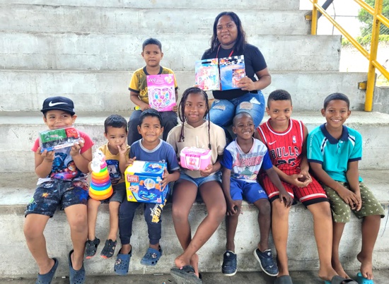 Juegos Didácticos y Comunitarios para los niños de El Triunfo en Puerto Tejada