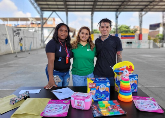 Juegos Didácticos y Comunitarios para los niños de El Triunfo en Puerto Tejada