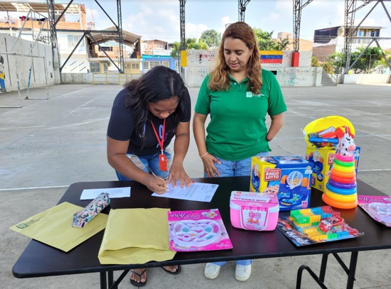 Juegos Didácticos y Comunitarios para los niños de El Triunfo en Puerto Tejada