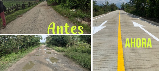 Pavimentación de la vía principal en Las Brisas ya es una realidad Pavimentación de la vía principal en Las Brisas ya es una realidad