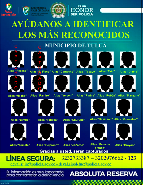 Golpe certero a la criminalidad en Tuluá