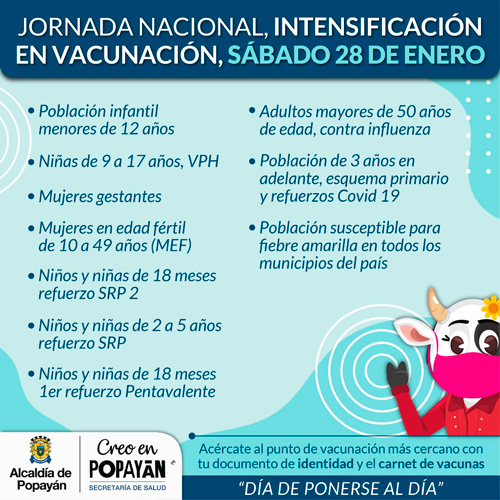 Jornada nacional de intensificación en vacunación 2023 Jornada nacional de intensificación en vacunación 2023