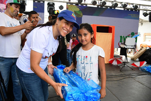 Los niños fueron protagonistas en los carnavalitos