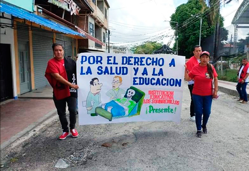Paro regional indefinido de maestros para exigir calidad en salud Paro regional indefinido de maestros para exigir calidad en salud