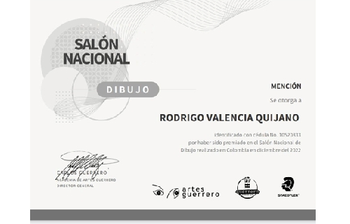 RVQ aclamado en Salón Nacional de Pintura