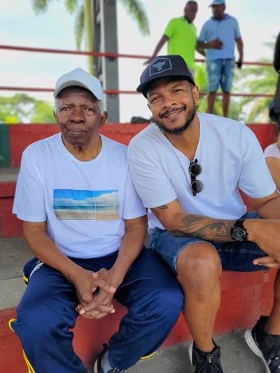 Ramiro Viáfara y su hijo Iván Ramiro Viáfara - Ambos ex futbolistas profesionales