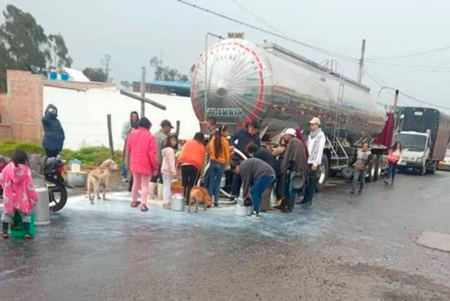 Se pierde la leche en Nariño