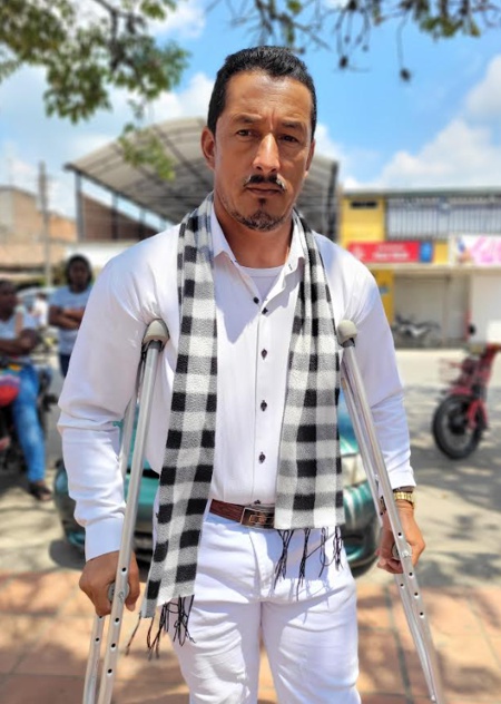 Aldemar Moreno trabajador de Incauca herido en el norte del Cauca Aldemar Moreno trabajador de Incauca herido en el norte del Cauca