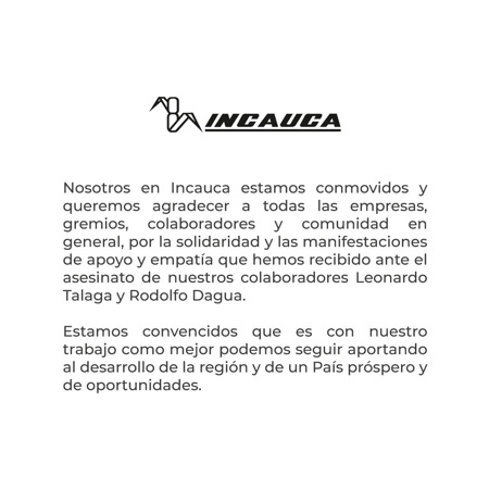 Colaboradores de Incauca despidieron a sus compañeros asesinados Colaboradores de Incauca despidieron a sus compañeros asesinados