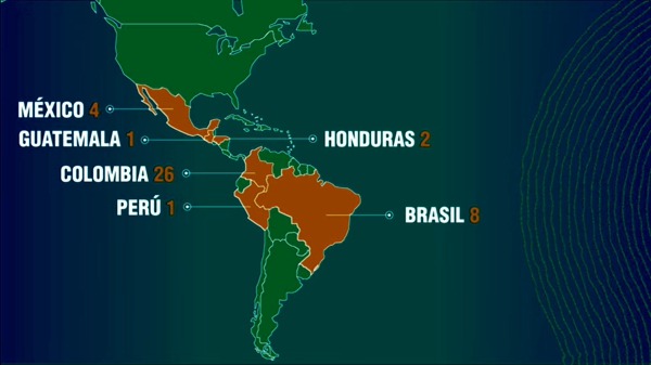 Colombia es el país con mayor número de líderes asesinados en 2022 Colombia es el país con mayor número de líderes asesinados en 2022