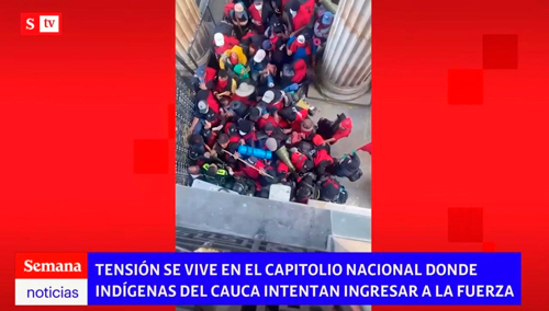 Desinformaron sobre protesta de educadores en el Congreso
