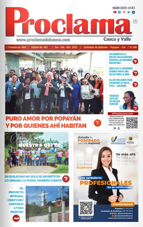En circulación Edición Impresa #455 de Proclama Cauca y Valle