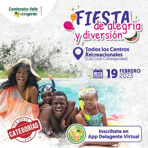Fiesta de la Alegría y la Diversión en los Centros Recreacionales de Comfenalco Valle