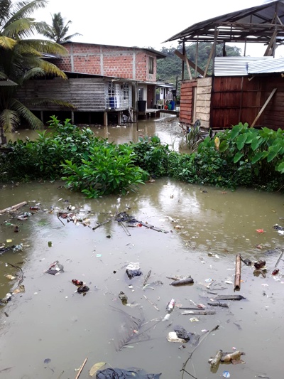 Grave emergencia por inundaciones en Timbiquí Grave emergencia por inundaciones en Timbiquí