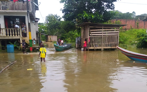Grave emergencia por inundaciones en Timbiquí Grave emergencia por inundaciones en Timbiquí