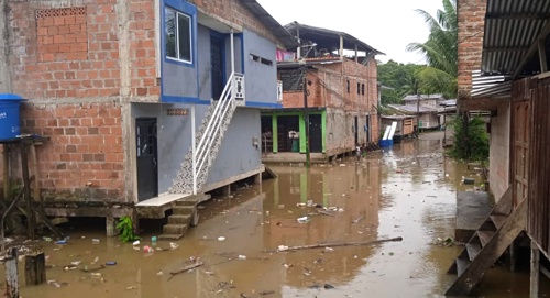 Grave emergencia por inundaciones en Timbiquí Grave emergencia por inundaciones en Timbiquí