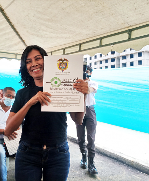 La alegría de un sueño cumplido