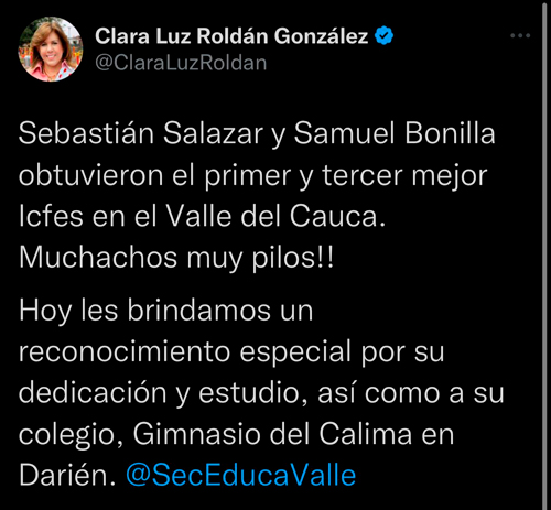 tweet Gobernadora tweet Gobernadora