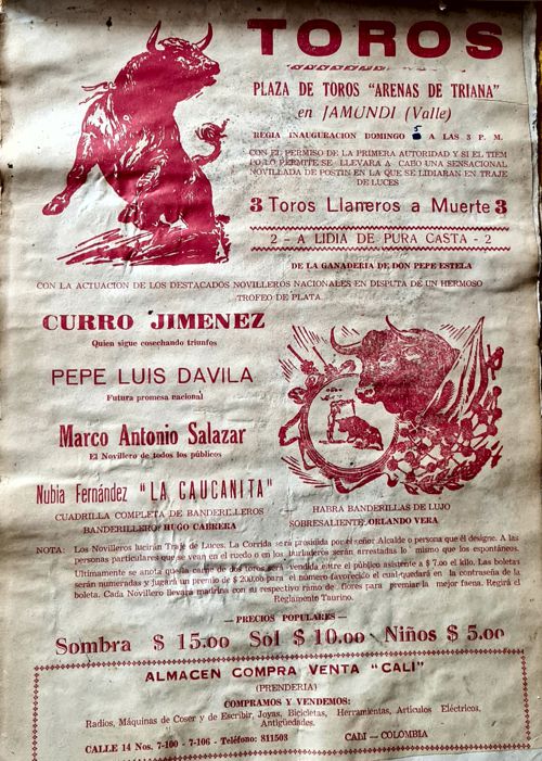 La novillera que prefirió torear políticos