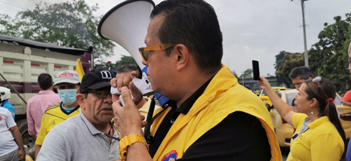 Vocero del Paro Nacional de Taxistas Vocero del Paro Nacional de Taxistas