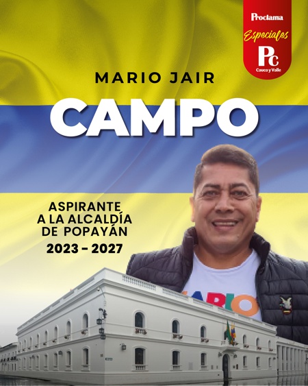 5. Mario Jair Campo Trochez - Candidato Alcaldía de Popayán 5. Mario Jair Campo Trochez - Candidato Alcaldía de Popayán