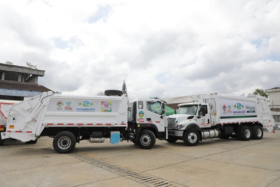 Dos nuevos carros recolectores para municipios del sur del Cauca Dos nuevos carros recolectores para municipios del sur del Cauca