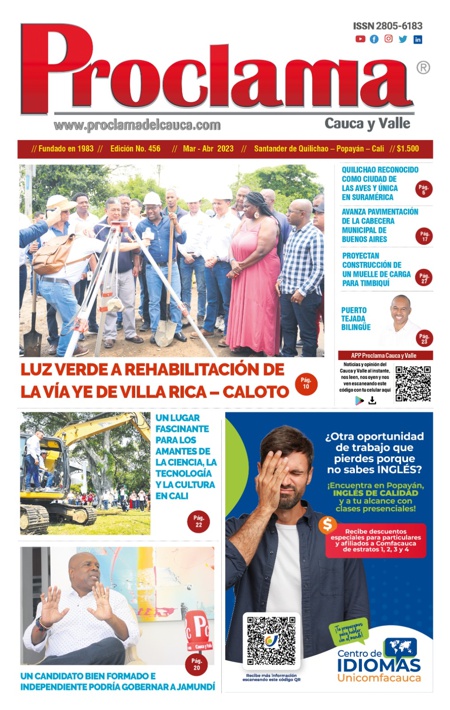En circulación Edición Impresa #456 de Proclama Cauca y Valle En circulación Edición Impresa #456 de Proclama Cauca y Valle