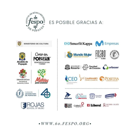 Festival de Música Religiosa de Popayán llega a sus 60 años Festival de Música Religiosa de Popayán llega a sus 60 años
