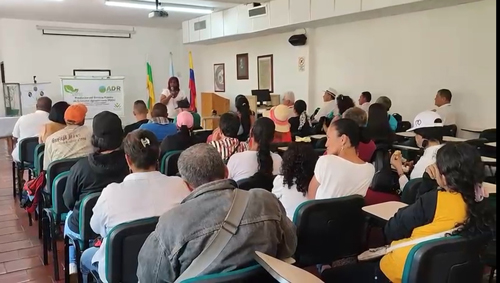 capacitación y acompañamiento realizadas por la Secretaría de Desarrollo Rural