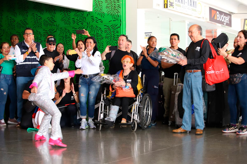 Cali recibe a la agrupación chilena Cali recibe a la agrupación chilena